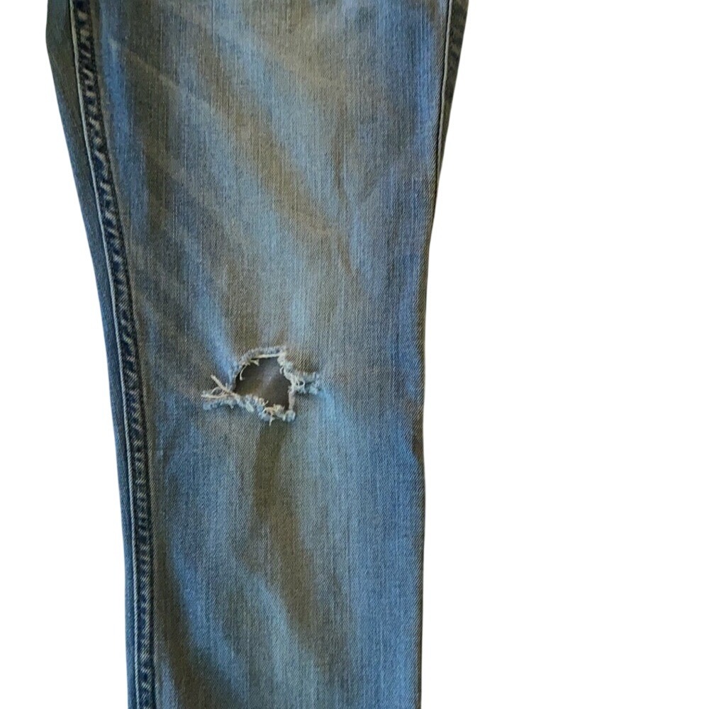 Hollister Kids Girls High Rise Distressed Skinny Jeans Light Wash Size 3R - Picture 5 of 14